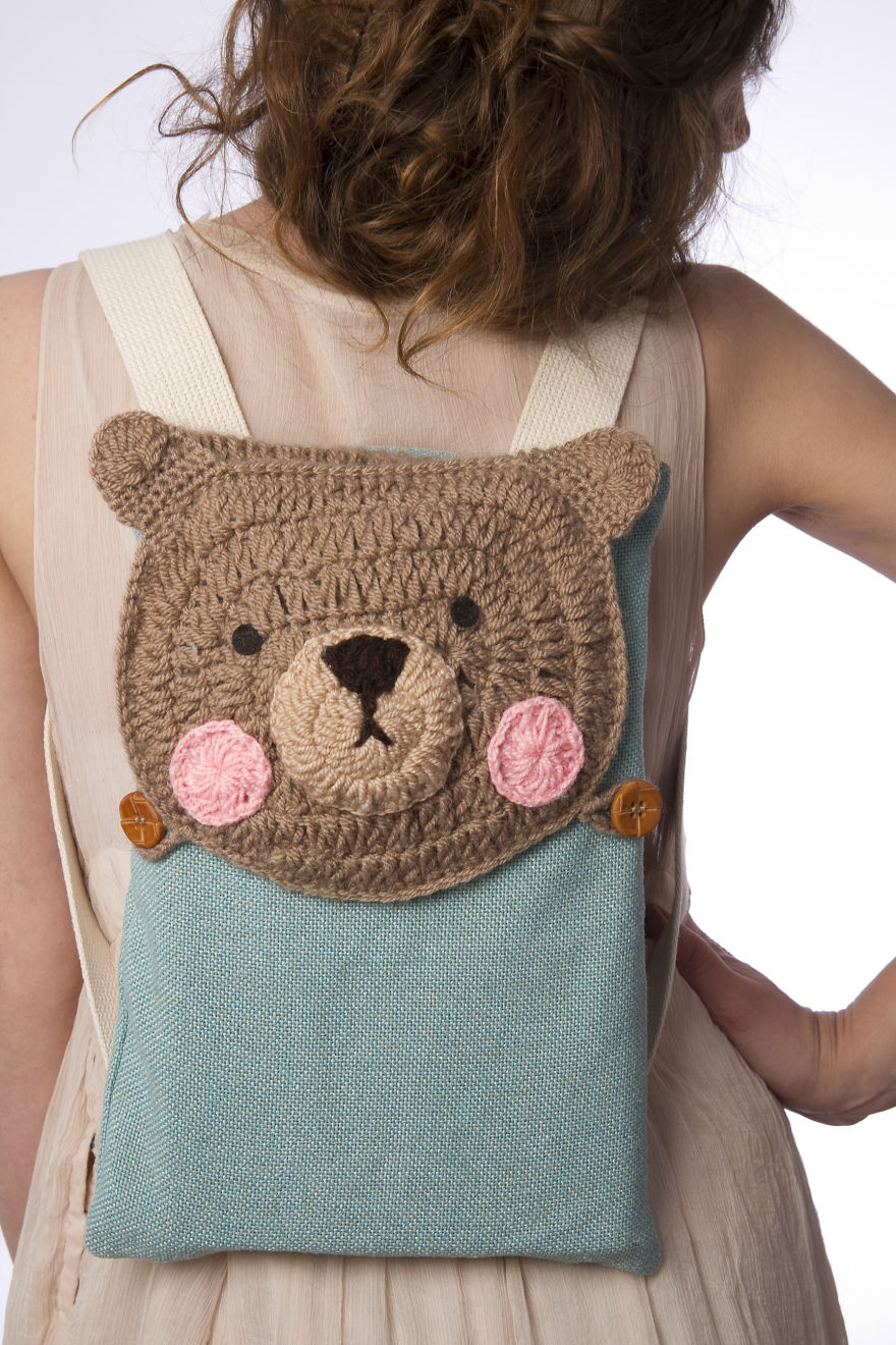 I've Created Those Crocheted Fashion Accessories Of Wild Animals To Increase Awareness To The Injustice Done To Animals In The Fur And Hunting Industry