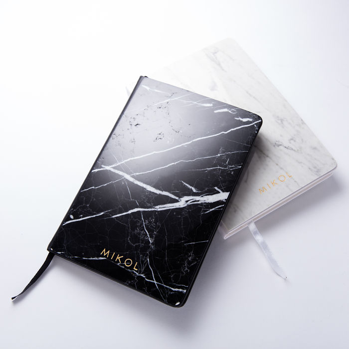 World’s First Real Marble Notebook Journal