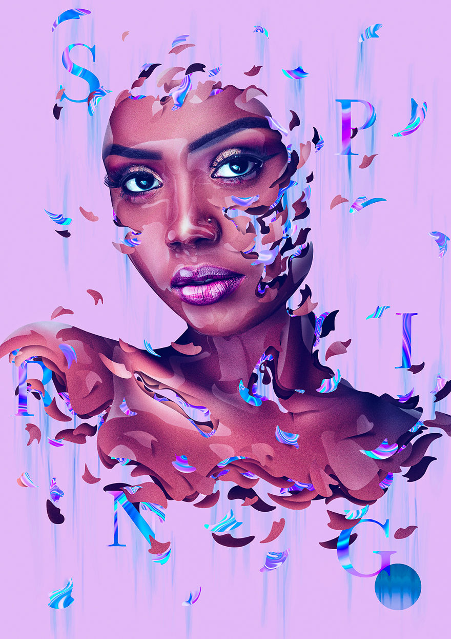 I Create Digital Porcelain Dolls