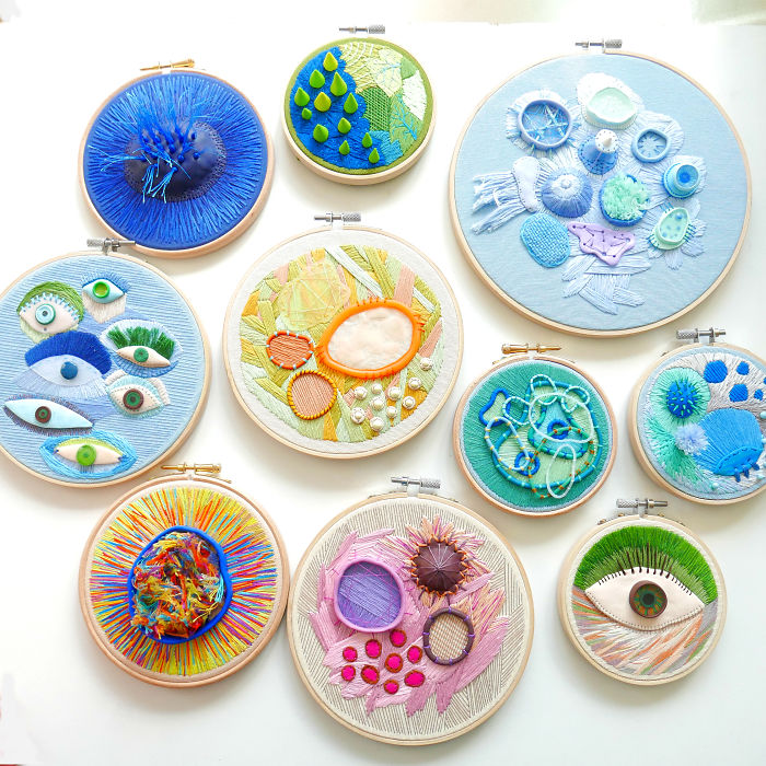 New 3d Embroideries By Nibyniebo Take Art Of Stitching To The Next Level