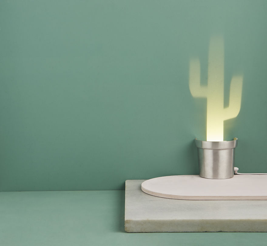 We Designed Wall Lamps That Turn Into Cactuses When Switched On