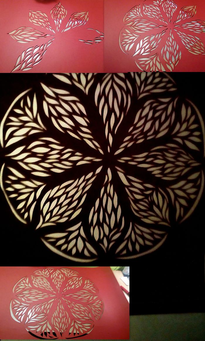 My Little Sis Complained All Day And Night About Old Curtain On Door So I Came Up With This.