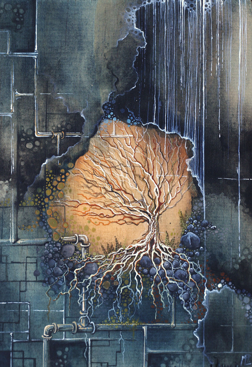 I Make Fantastical Nature Inspired Illustrations