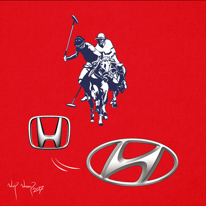 Finally We Knew The Secret Behind The Elegance Of Hyundai. Special Thanks For Creativity Of Polo And Honda