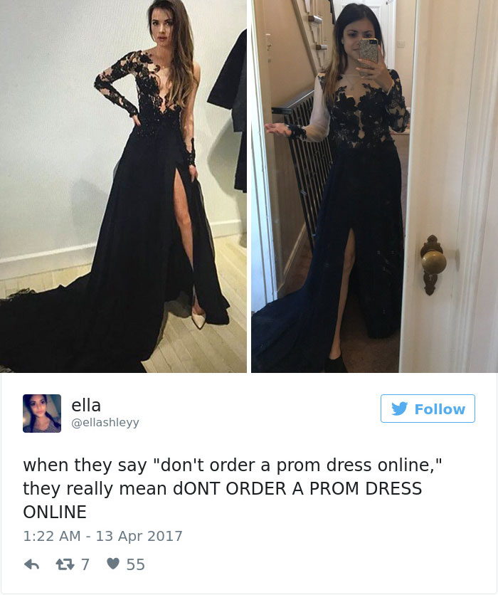 Prom Dress Online Fails