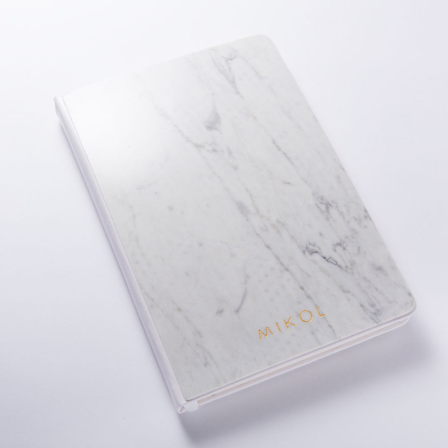 World's First Real Marble Notebook Journal World's First Real Marble Notebook Journal