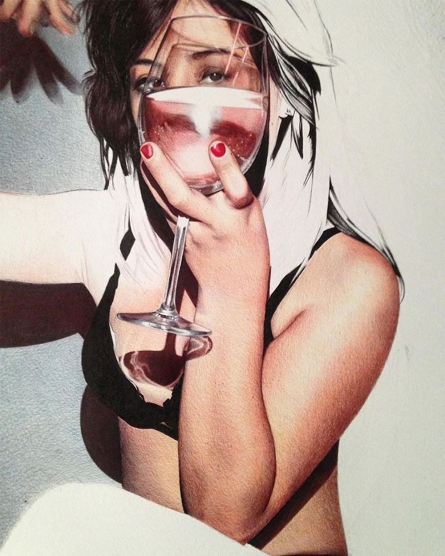 Realistic Drawings With A Ballpoint Pen