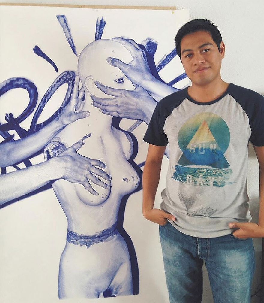 Realistic Drawings With A Ballpoint Pen