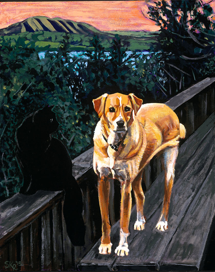 Artist Hides Cat In Plain Sight!