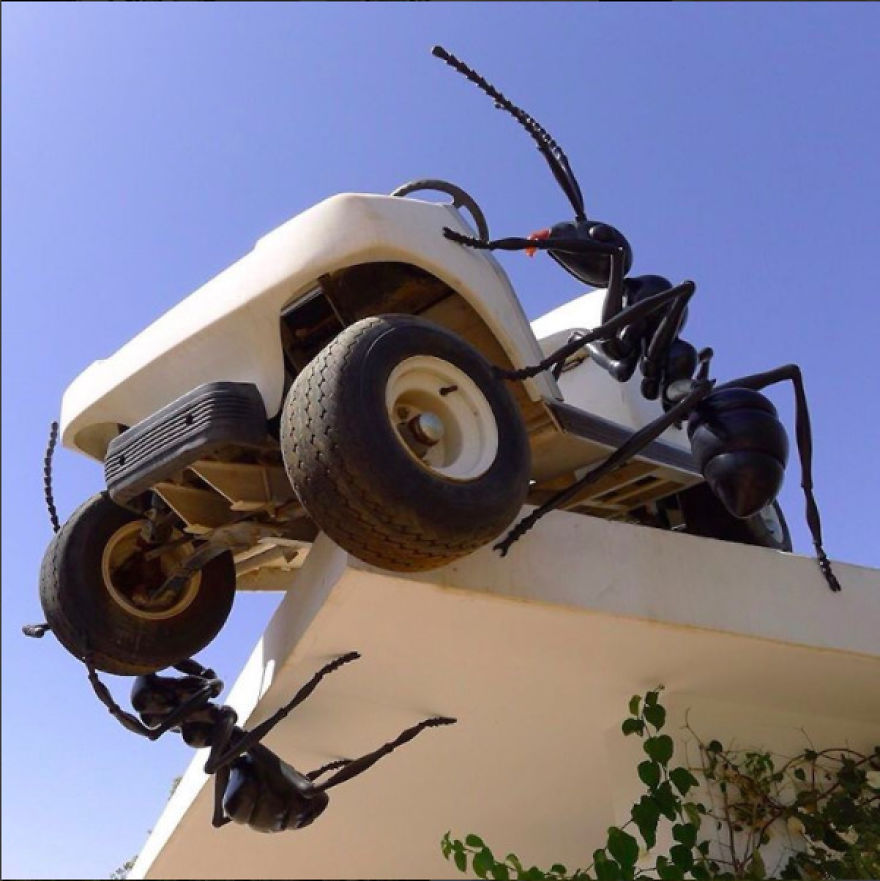 Giant Animals Inside A Villa, Upside Down House In A Yard And A House That Makes You Feel Like A 4 Year Old, In Marrakech.