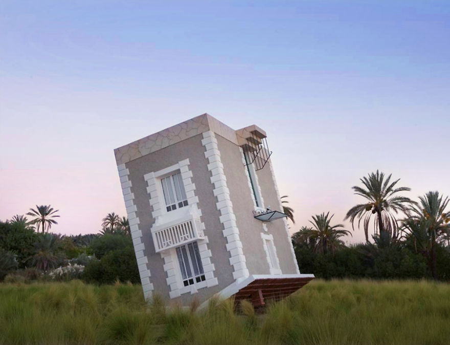Giant Animals Inside A Villa, Upside Down House In A Yard And A House That Makes You Feel Like A 4 Year Old, In Marrakech.