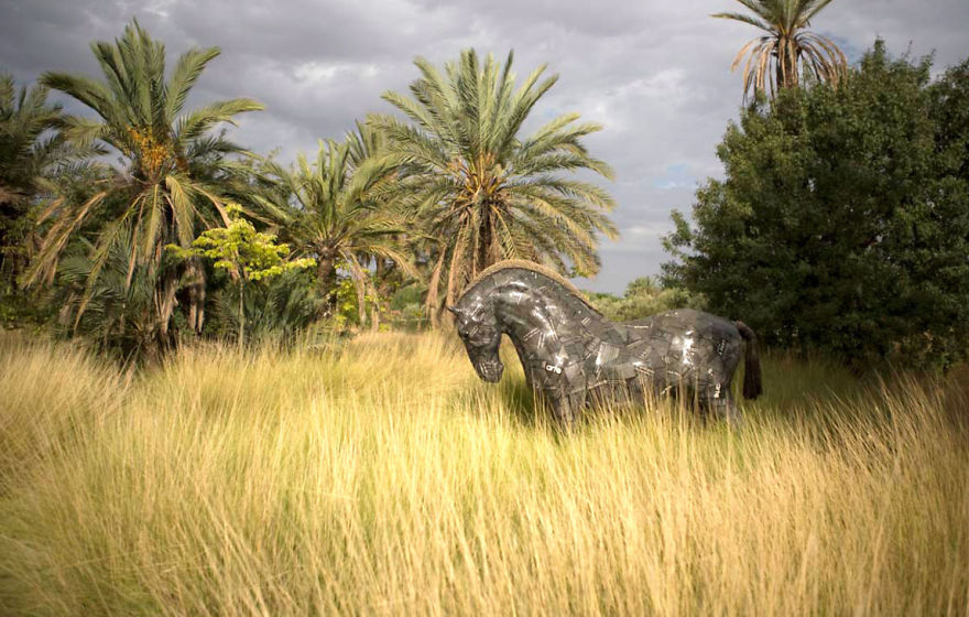 Giant Animals Inside A Villa, Upside Down House In A Yard And A House That Makes You Feel Like A 4 Year Old, In Marrakech.