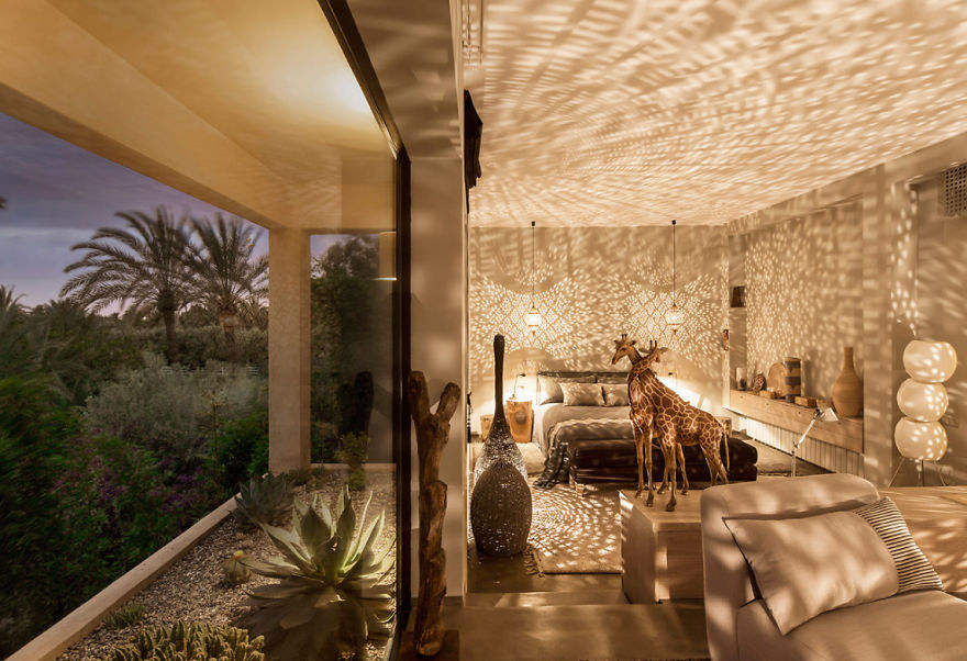 Giant Animals Inside A Villa, Upside Down House In A Yard And A House That Makes You Feel Like A 4 Year Old, In Marrakech.