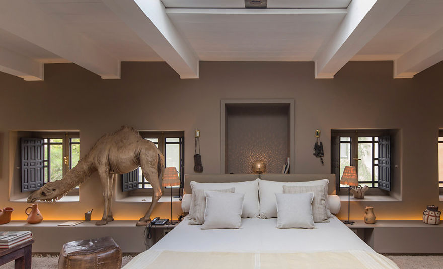 Giant Animals Inside A Villa, Upside Down House In A Yard And A House That Makes You Feel Like A 4 Year Old, In Marrakech.