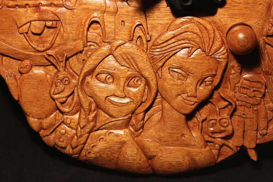 I Spent 200+ Hours To Make A "Pixar Guitar" Featuring Characters From Every Movie They've Ever Made