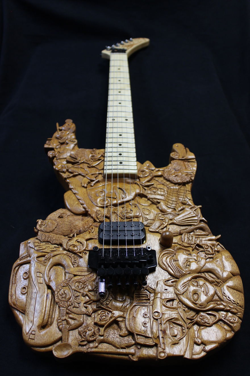 I Spent 200+ Hours To Make A "Pixar Guitar" Featuring Characters From Every Movie They've Ever Made I Spent 200+ Hours To Make A "Pixar Guitar" Featuring Characters From Every Movie They've Ever Made