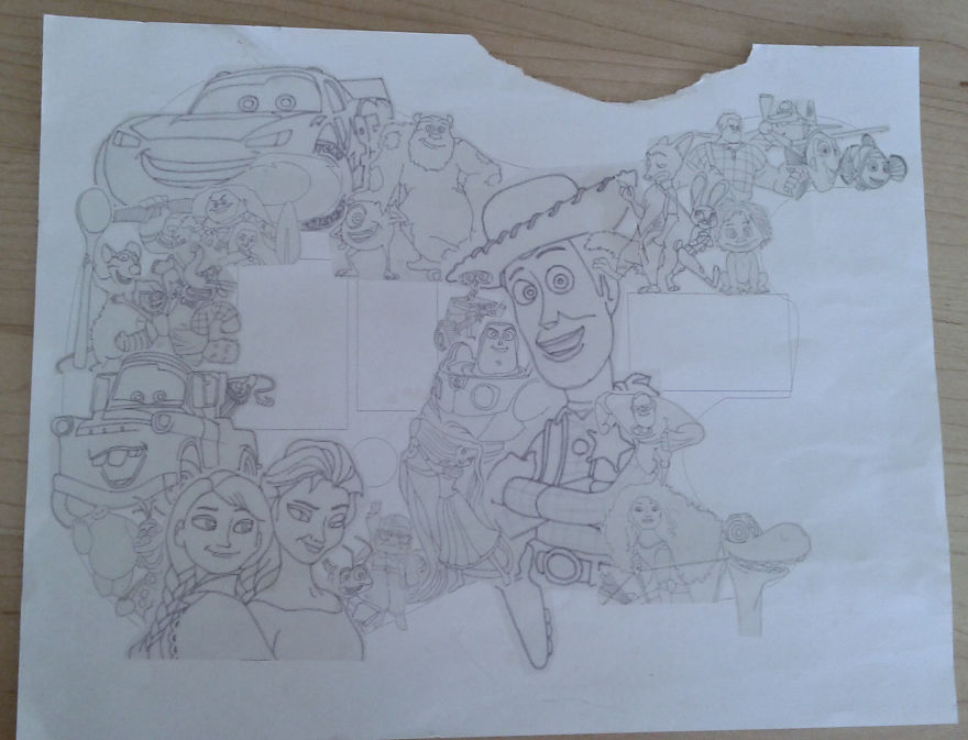 I Spent 200+ Hours To Make A "Pixar Guitar" Featuring Characters From Every Movie They've Ever Made