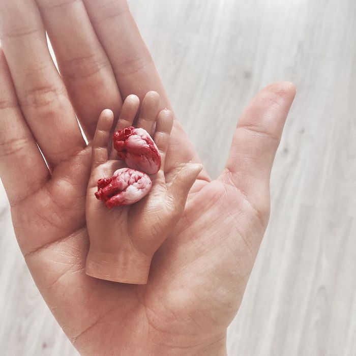 The Scary Baby Carving Sculptures By Artist Qixuan Lim