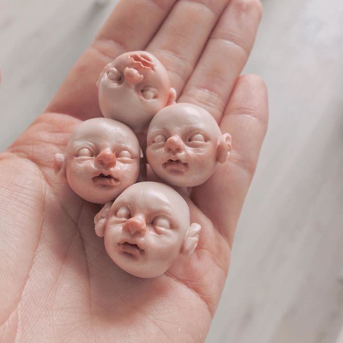 The Scary Baby Carving Sculptures By Artist Qixuan Lim