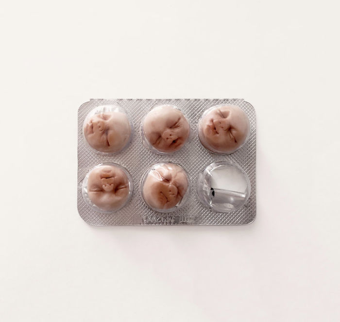 The Scary Baby Carving Sculptures By Artist Qixuan Lim