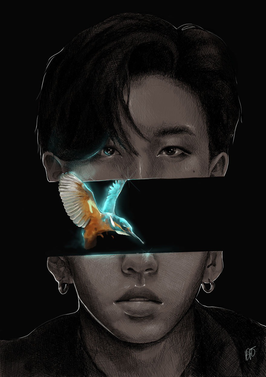 Incredible Kpop Fanart Illustrations By Veri Adams Incredible Kpop Fanart Illustrations By Veri Adams