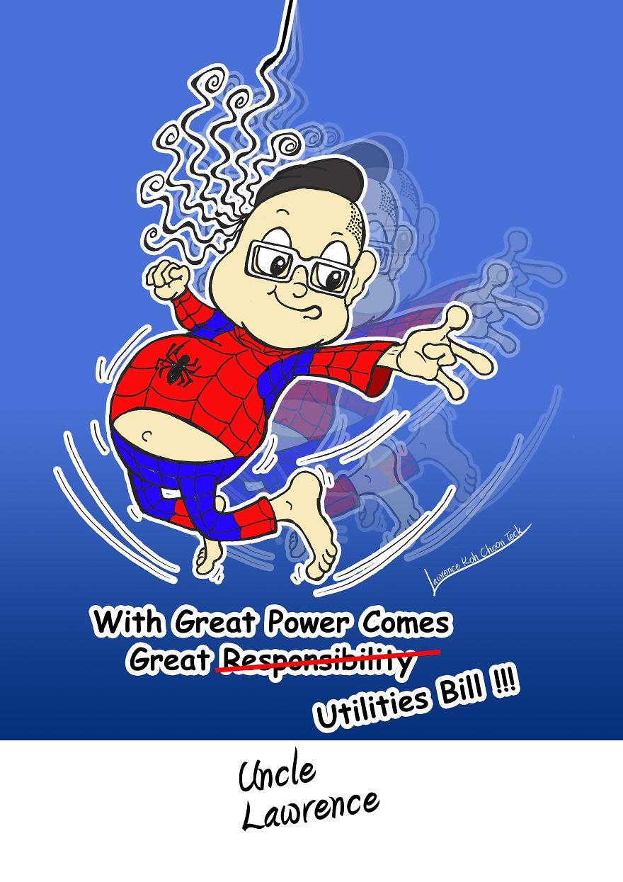 Completed A Family Comic Book "Uncle Lawrence" After 2 Years. Posted Most Of The Comics For Your Viewing Pleasure.