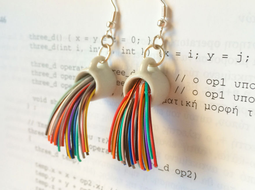 I Make Unique Geeky Jewelry Out Of Recycled Computers (10 Pics)