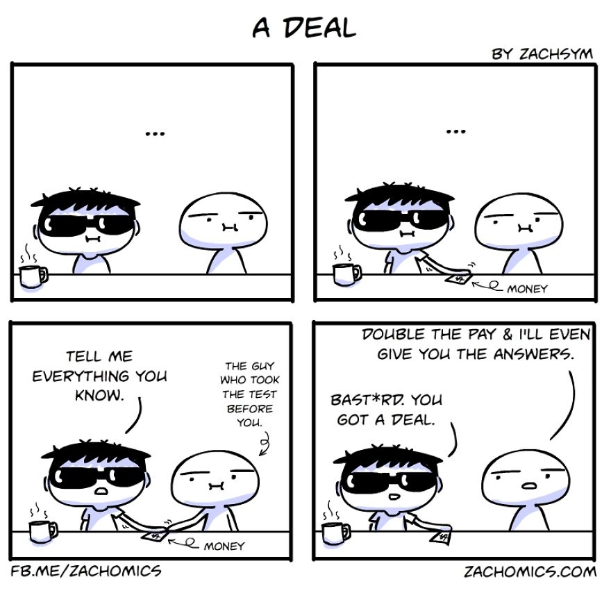 9 Funny Comics About The Challenges Of Exam Season