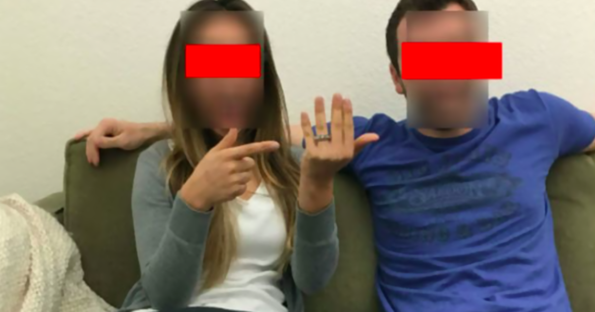 Couple Posts Engagement Photo On Facebook, Immediately Regrets Not Checking The Foreground