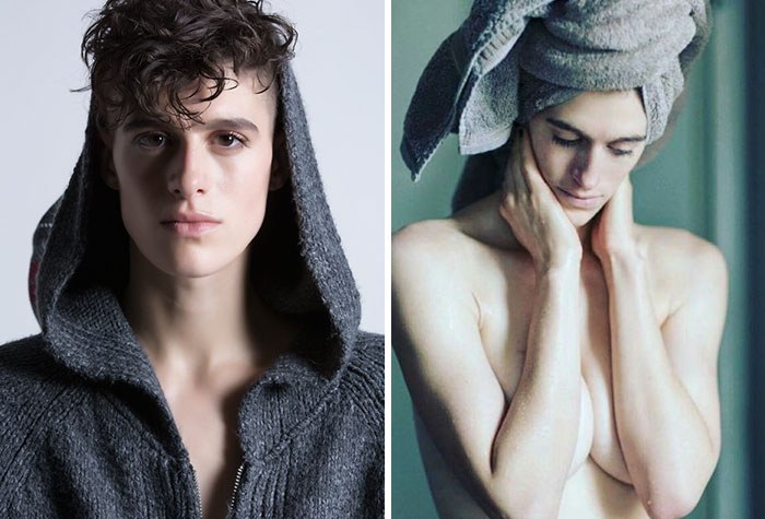 Man Or Woman? Androgynous Model Poses As Both To Challenge Gender Stereotypes
