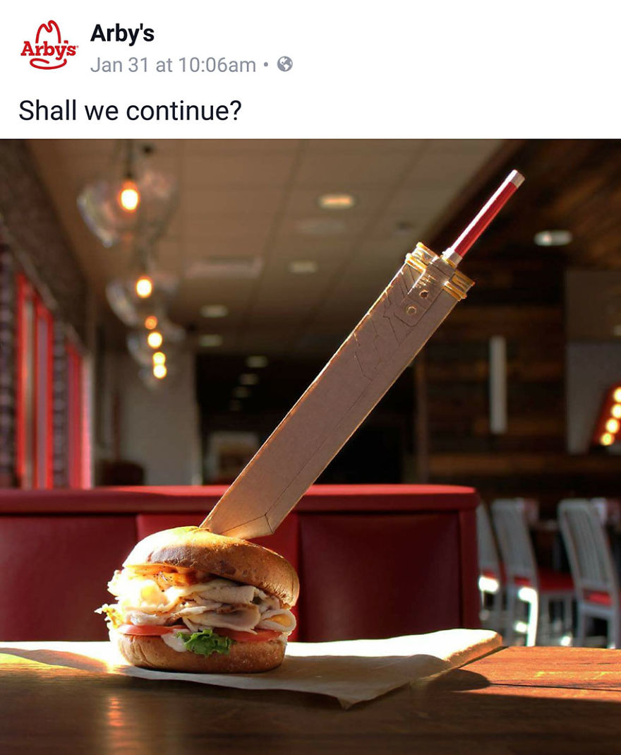 Arby's Is Taking The Internet By Storm With Their Creative Facebook Posts