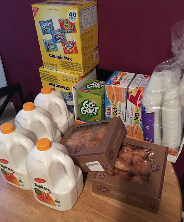 When You're A Teacher But Also A Mother, So You Make Sure Your Students Are Fed Before Their State Exam (3 Days) This Upcoming Week.