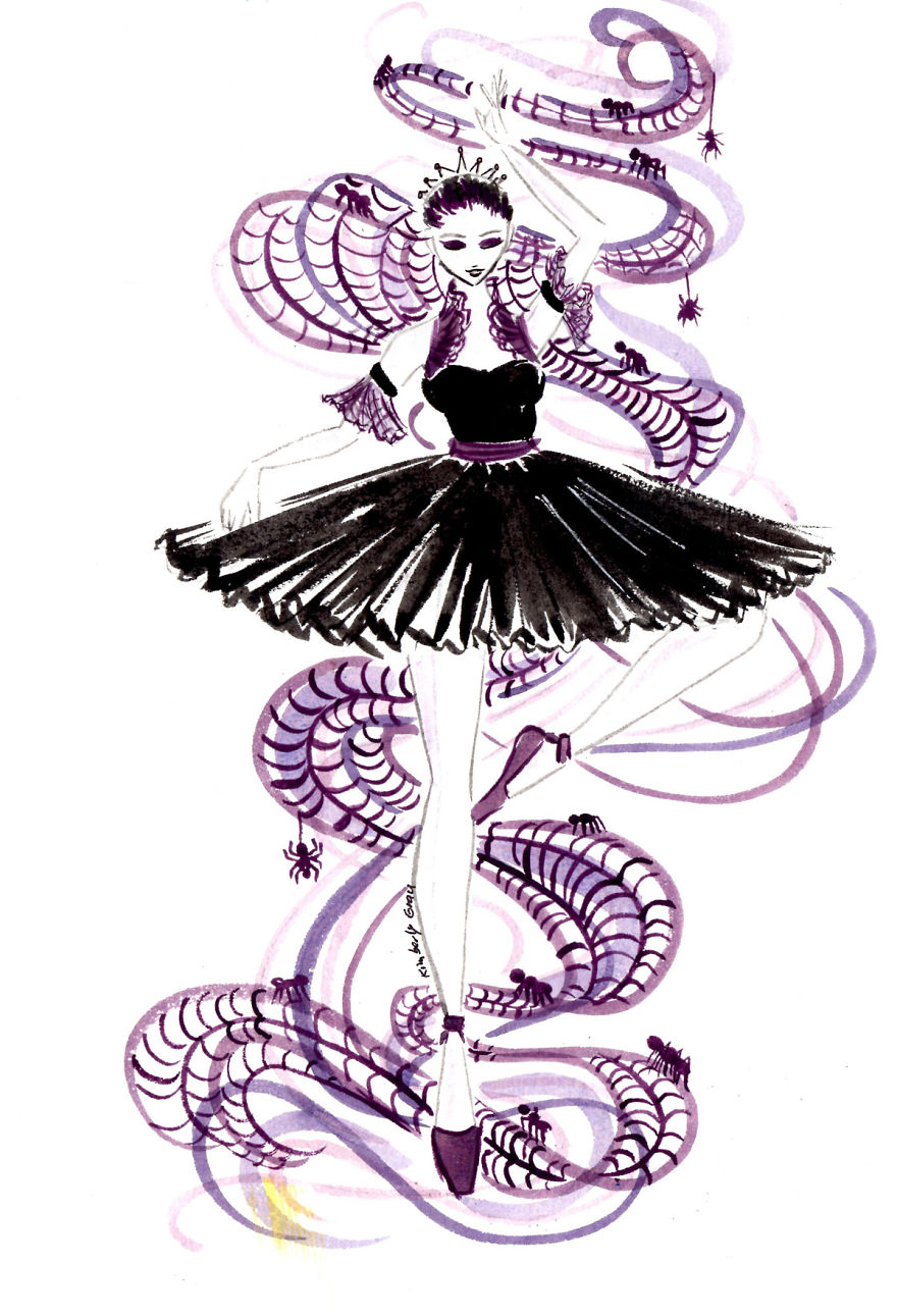 I Illustrate Crazy Ballerina Costumes That Would Never Fly In Real Life, But Who Cares They're Pretty! I Illustrate Crazy Ballerina Costumes That Would Never Fly In Real Life, But Who Cares They're Pretty!