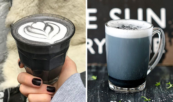 Al fin existe el café latte gótico, tan oscuro como tu alma