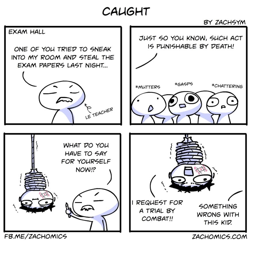 9 Funny Comics About The Challenges Of Exam Season