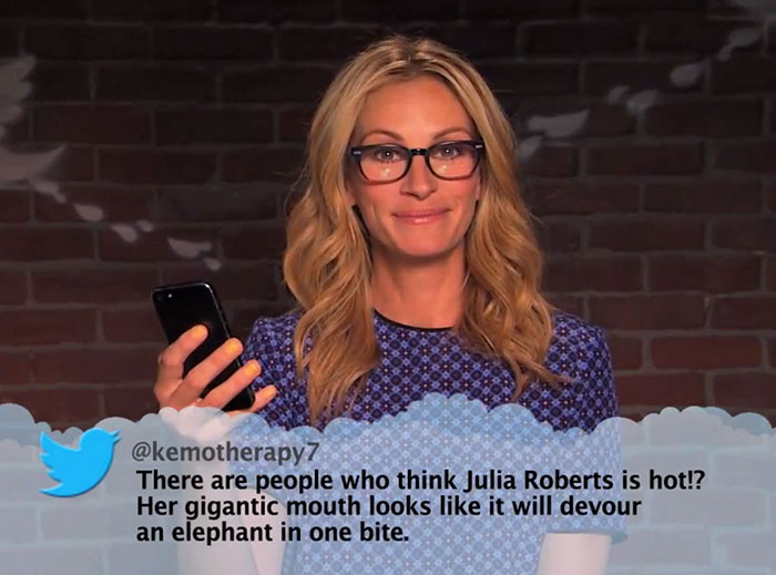 Celebrities Mean Tweets