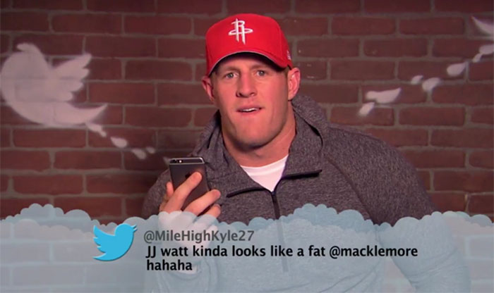 Celebrities Mean Tweets