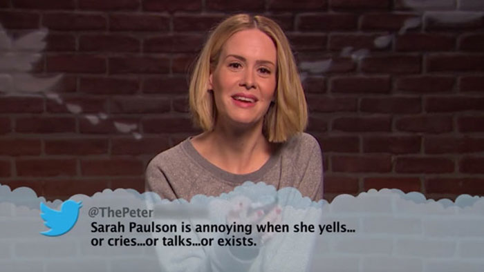 Celebrities Mean Tweets