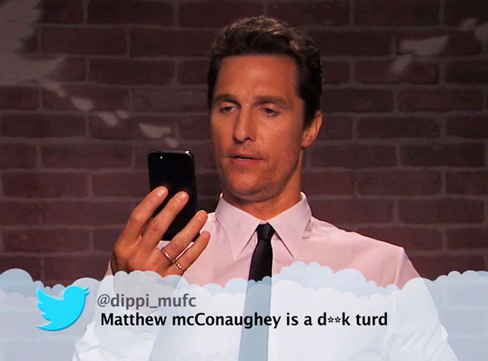 Celebrities Mean Tweets