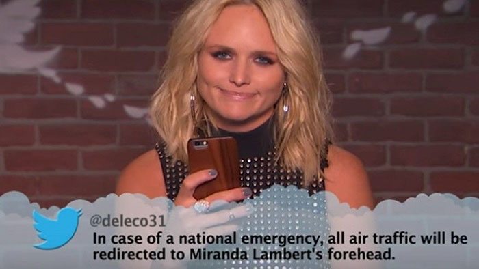 Celebrities Mean Tweets