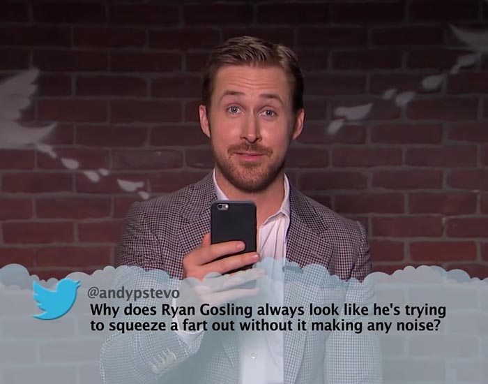 Celebrities Mean Tweets