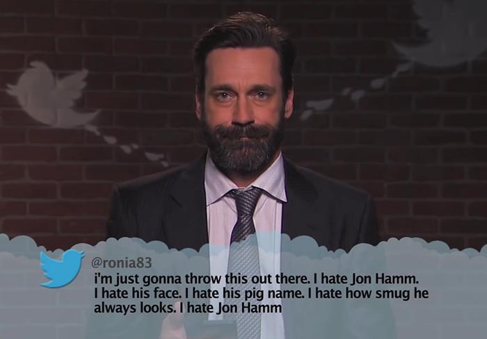 Celebrities Mean Tweets