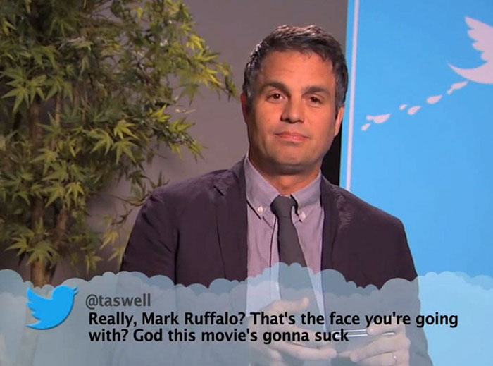 Celebrities Mean Tweets