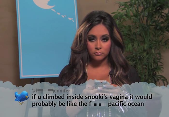 Celebrities Mean Tweets