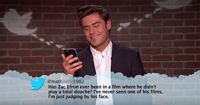 Celebrities Mean Tweets