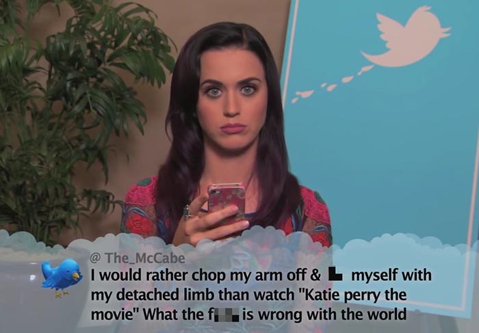 Celebrities Mean Tweets