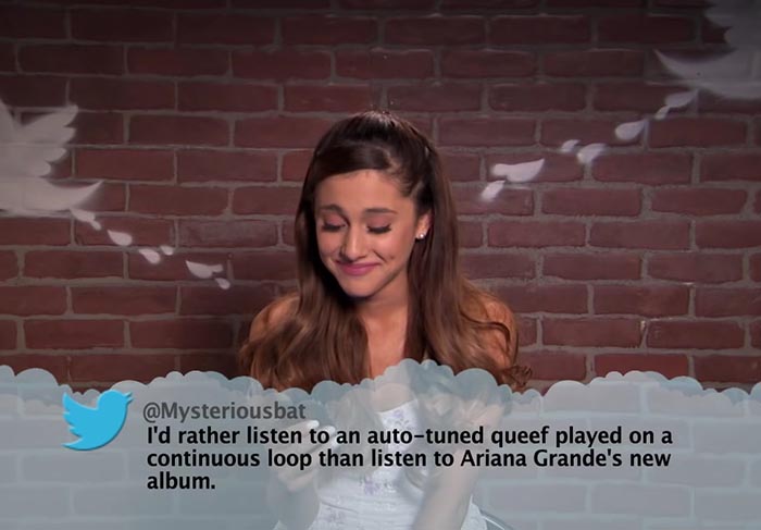 Celebrities Mean Tweets