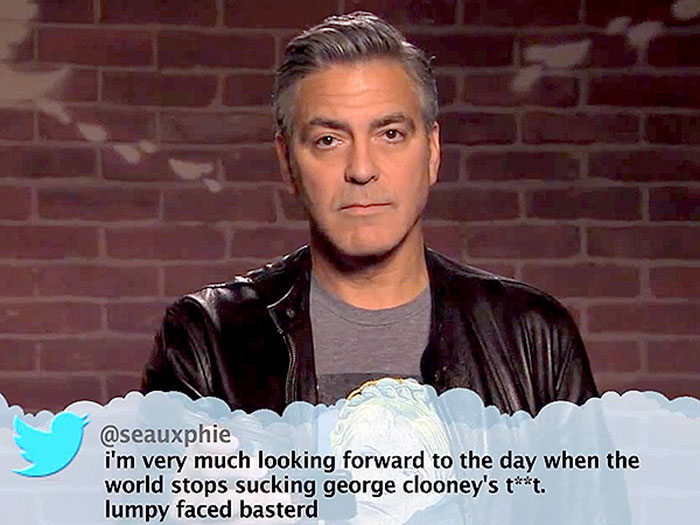 Celebrities Mean Tweets