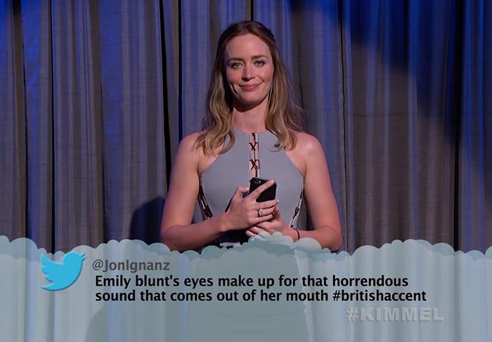 Celebrities Mean Tweets
