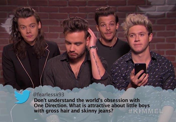 Celebrities Mean Tweets
